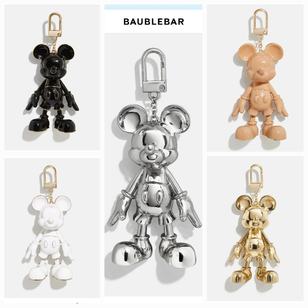 NWT Baublebar Mickey Keychains